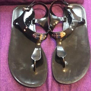Used Michael Kors Jelly Plate Sandal